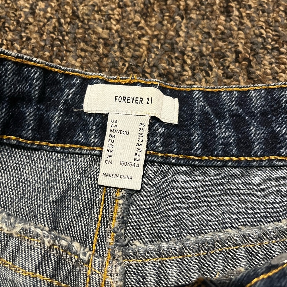 Forever 21 Dark Blue Denim Pants